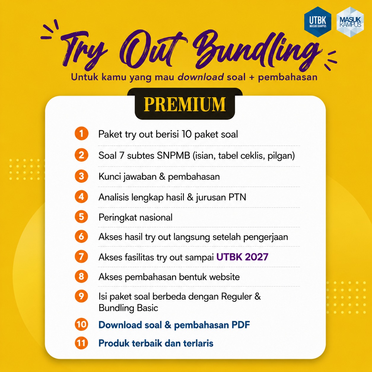 TO Bundling premium